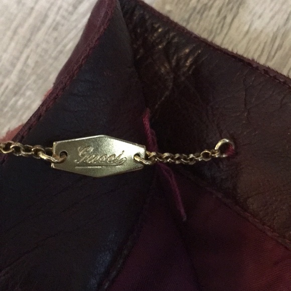 VINTAGE❤️ GUCCI SUEDE SKIRT❤️ - Picture 5 of 8